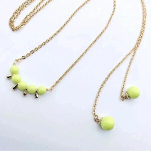 Long bead necklace